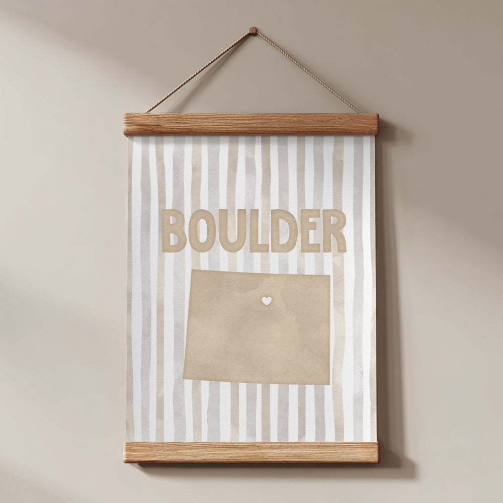 Boulder, Colorado Poster