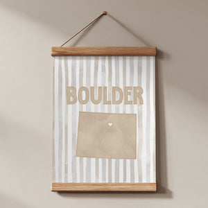 Boulder, Colorado Poster