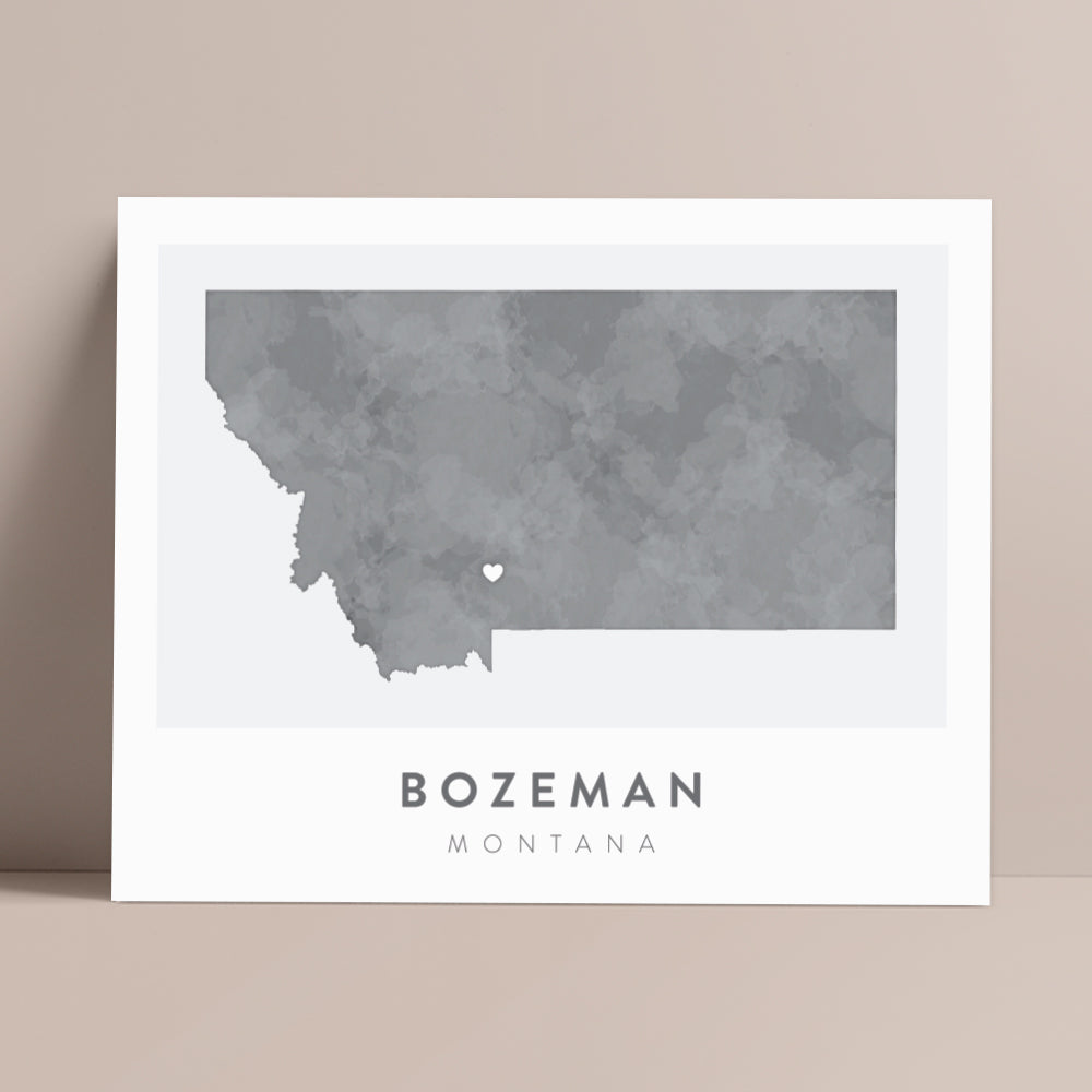 bozeman montana art print