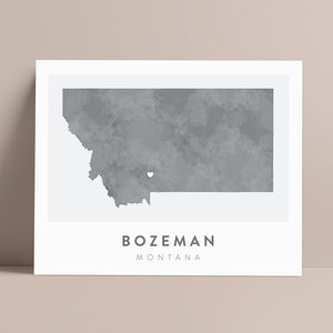 bozeman montana art print