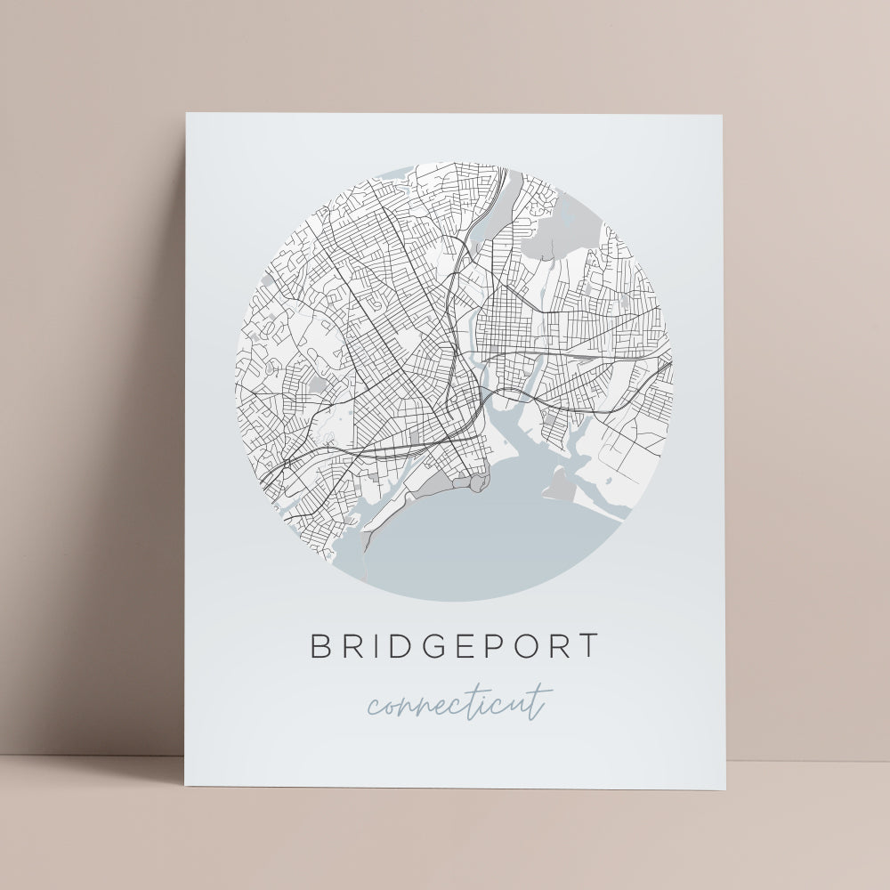 bridgeport map