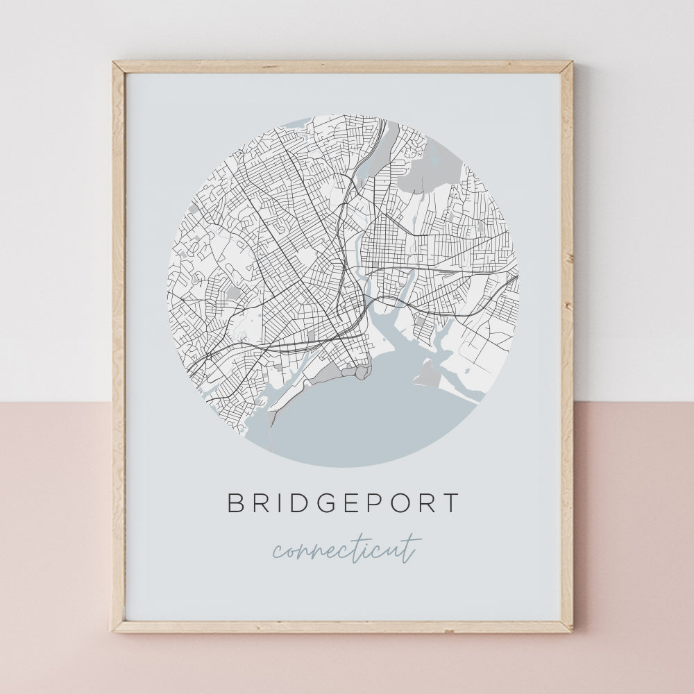 bridgeport ct map