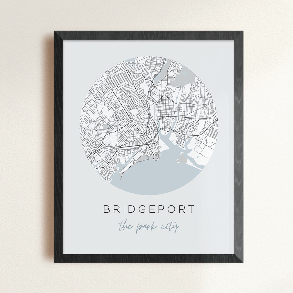 bridgeport map