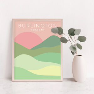 burlington vermont poster
