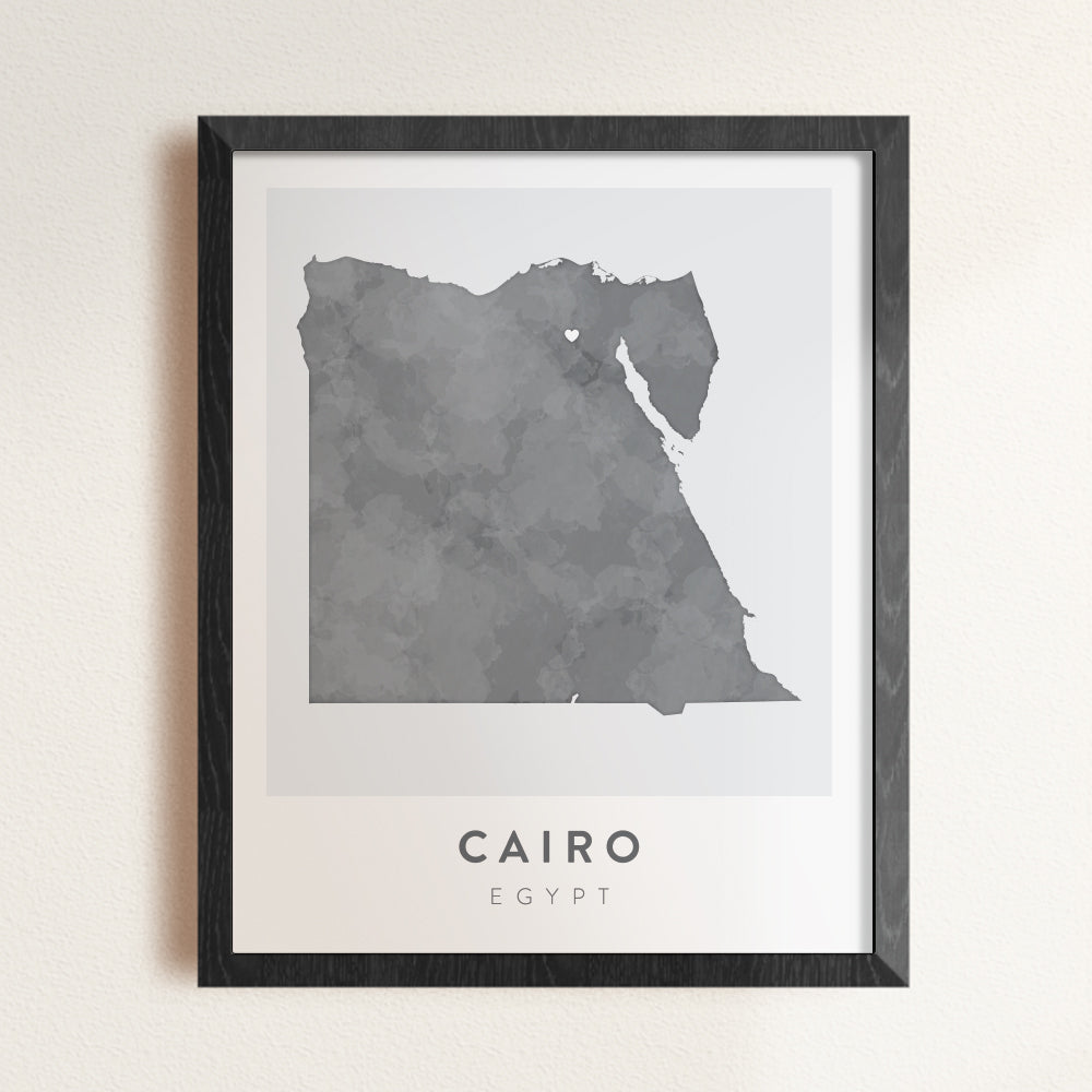 cairo map poster