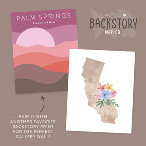 california map prints