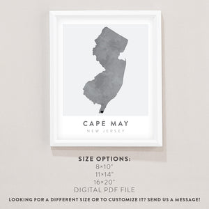 cape may new jersey wall art