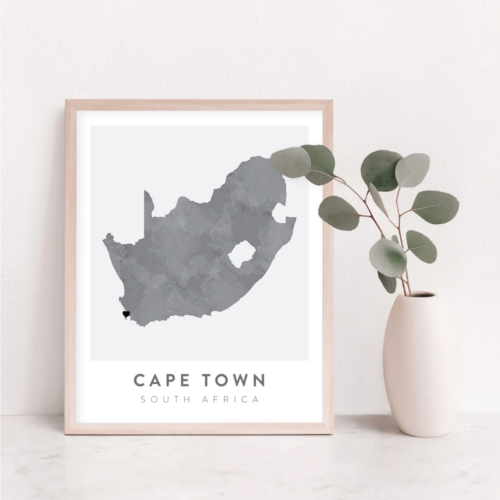 cape town map poster