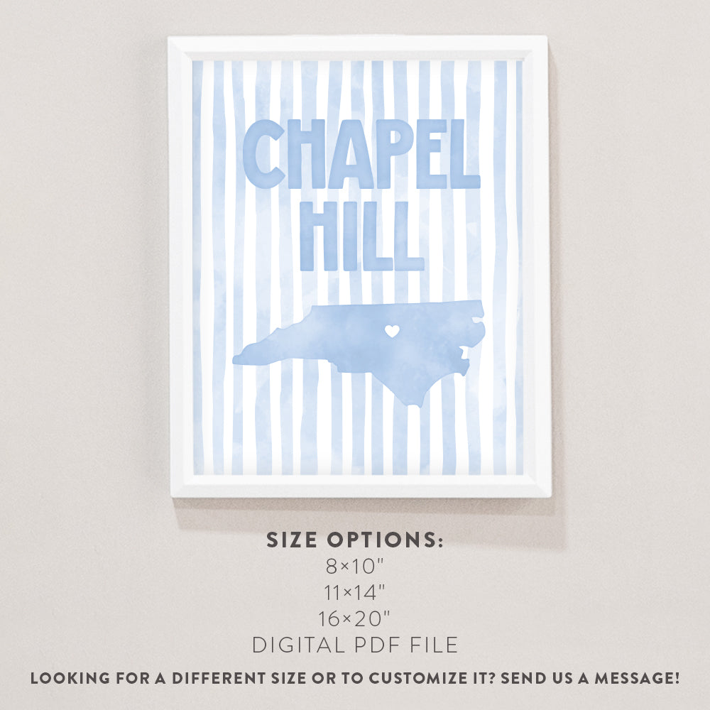 Chapel Hill, North Carolina Poster