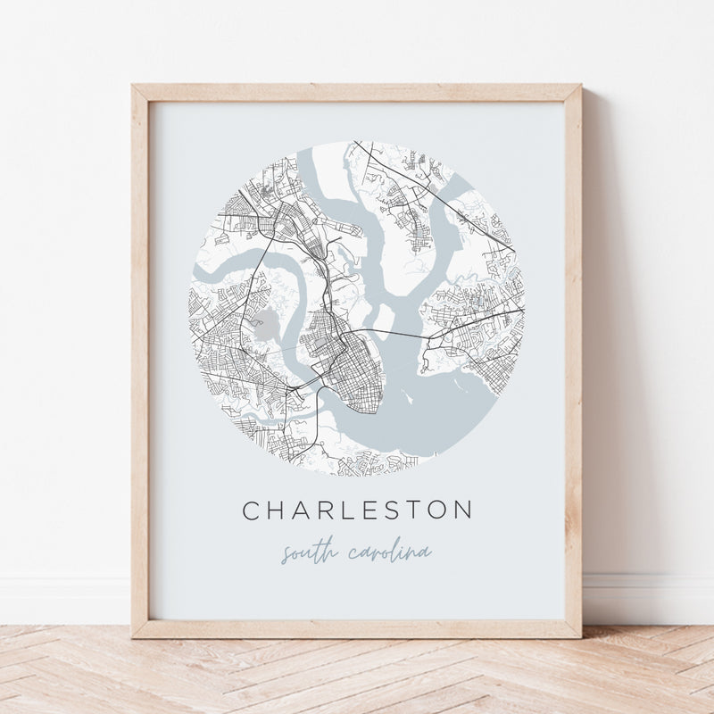 charleston sc map