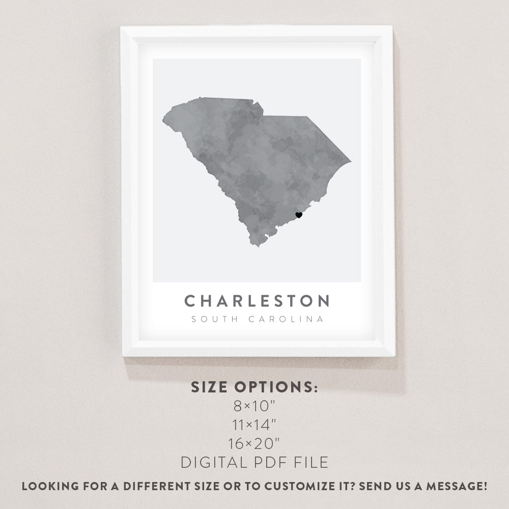 charleston south carolina poster