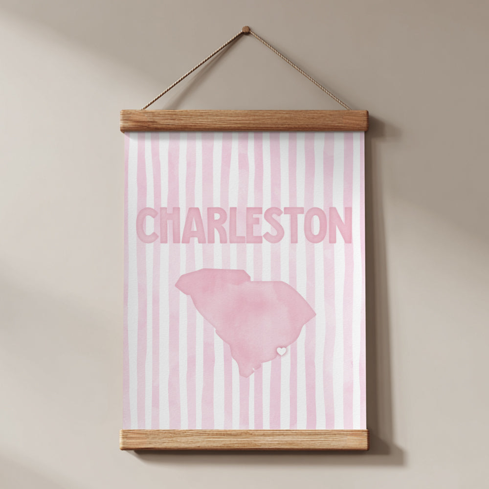 pink charleston sc decor