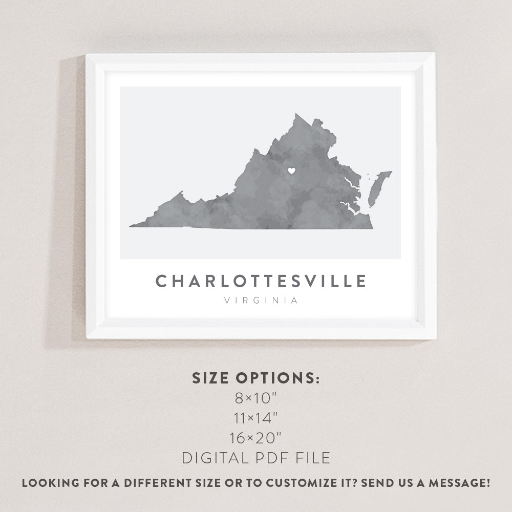 charlottesville virginia wall art