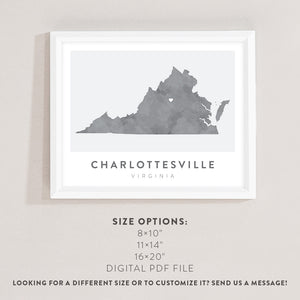 charlottesville virginia wall art