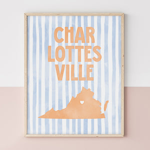 Charlottesville, Virginia Poster