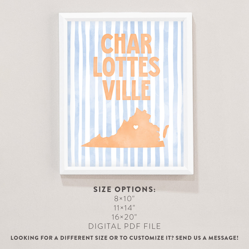 Charlottesville, Virginia Poster