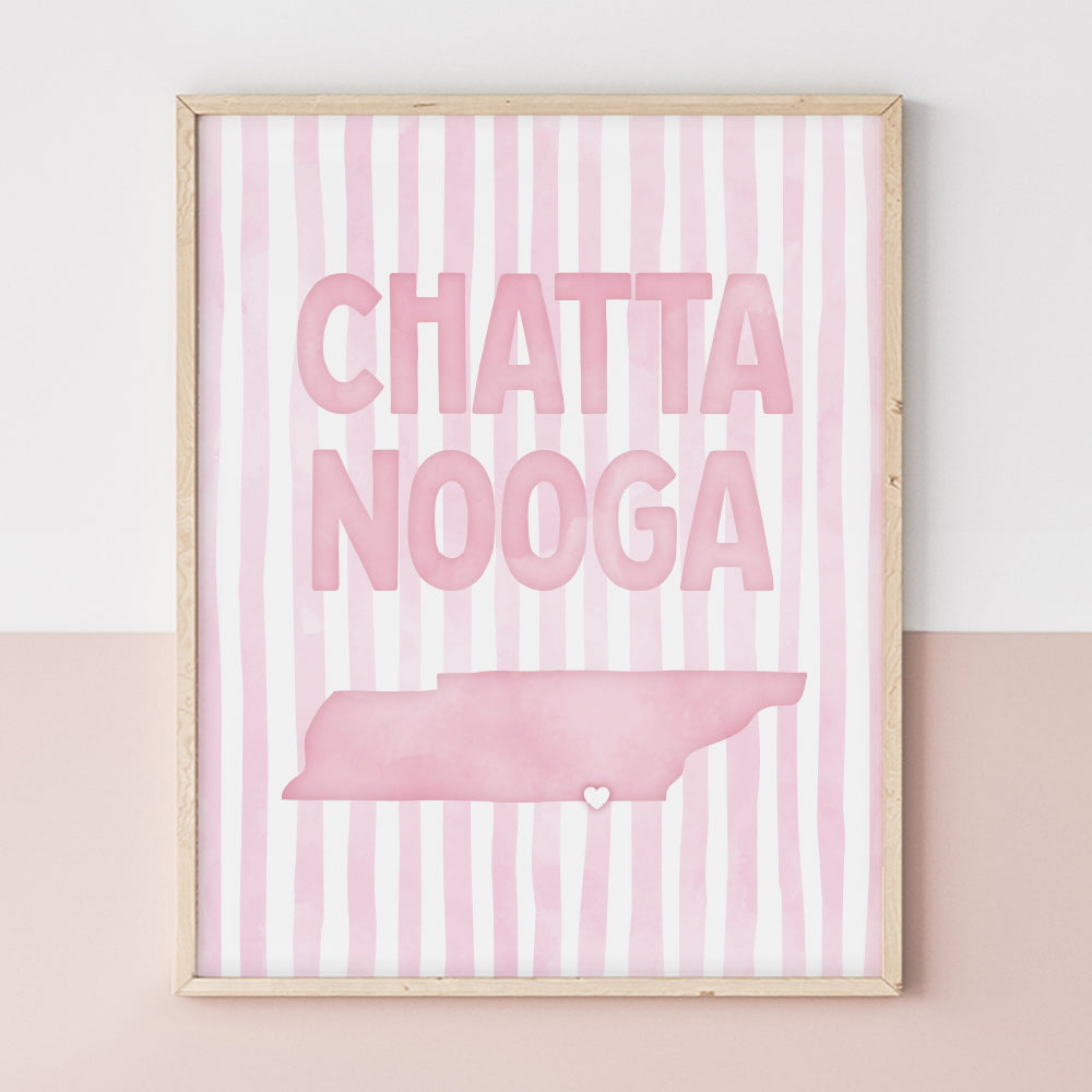 cute chattanooga poster