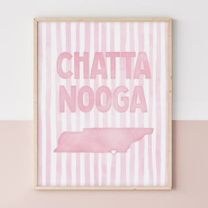 cute chattanooga poster