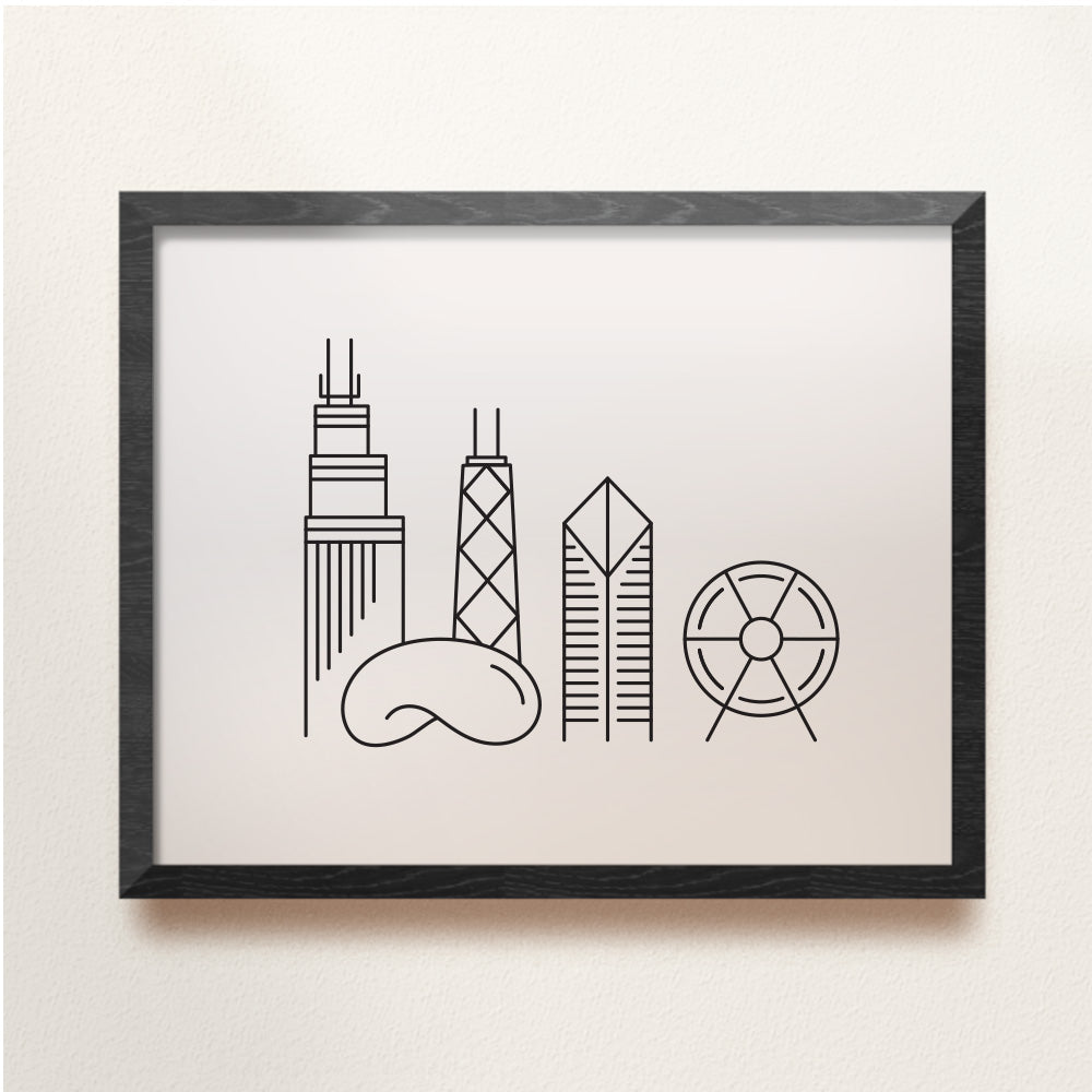 chicago city skyline