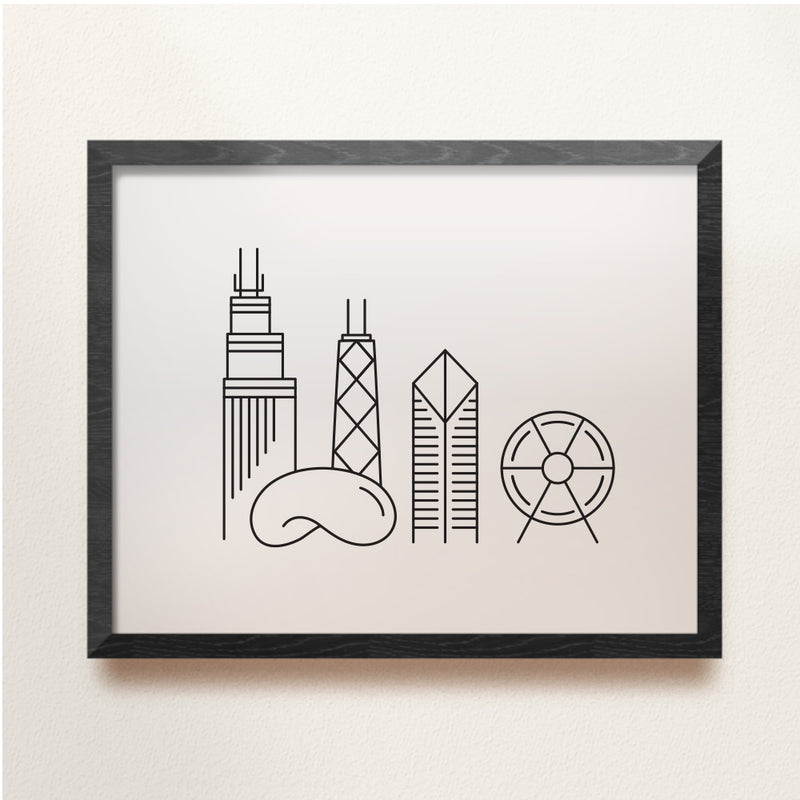 chicago city skyline