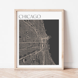 chicago wall art