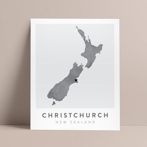 chirstchurch new zealand poster