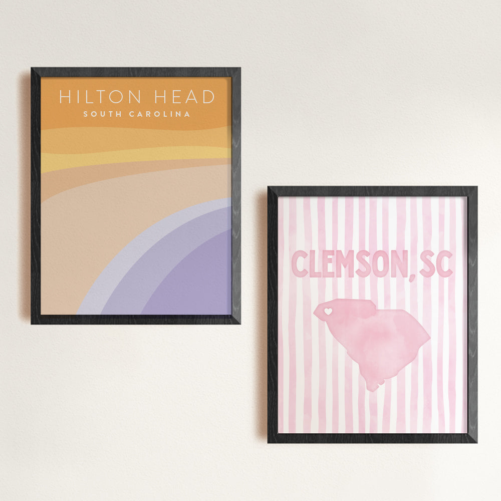 cute clemson sc art prints
