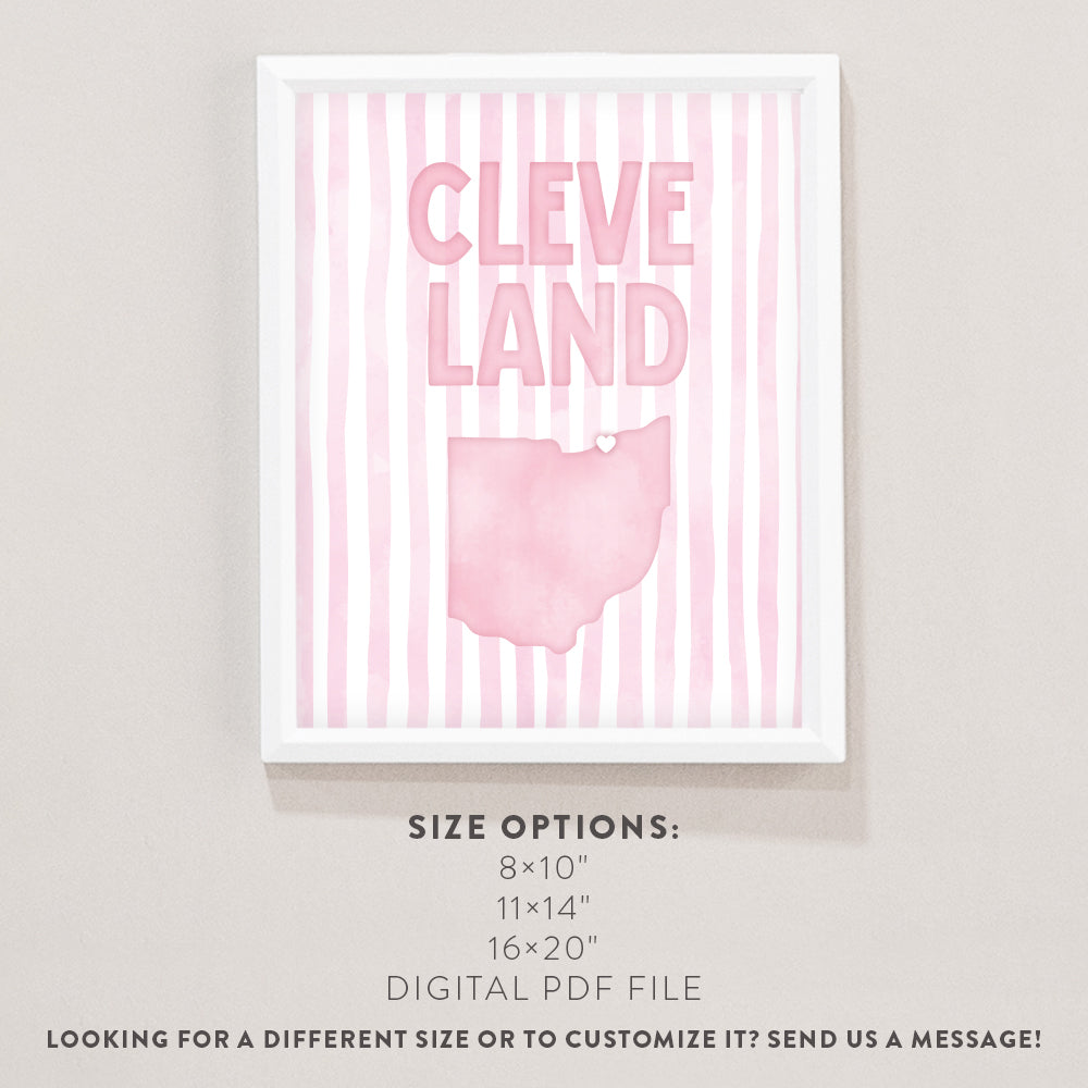 cleveland ohio poster