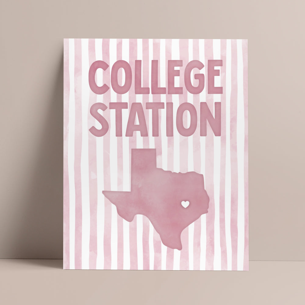 College Station, Texas Poster