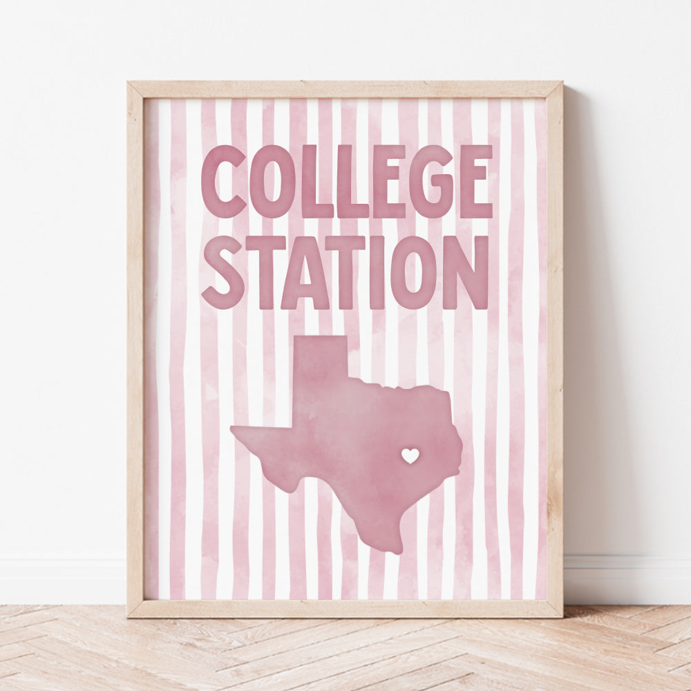 College Station, Texas Poster