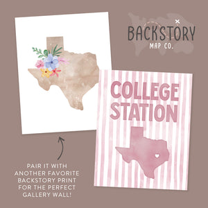 College Station, Texas Poster