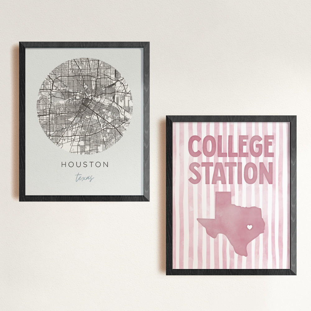 College Station, Texas Poster