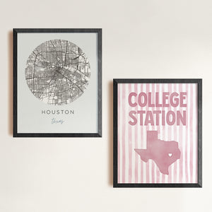 College Station, Texas Poster