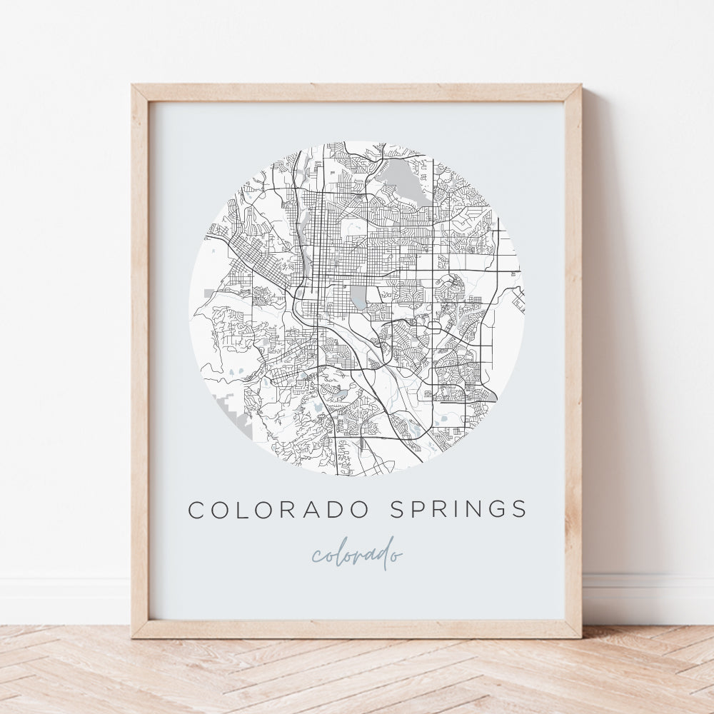 colorado springs colorado map