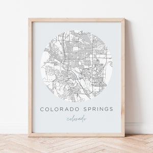 colorado springs colorado map