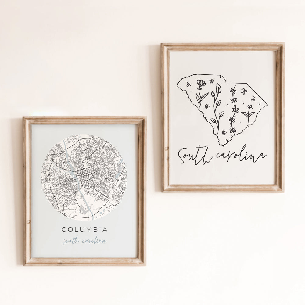 columbia south carolina map