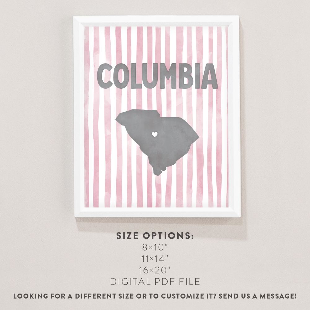 Columbia, South Carolina Poster