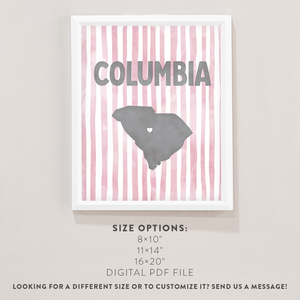Columbia, South Carolina Poster