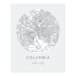 columbia south carolina map
