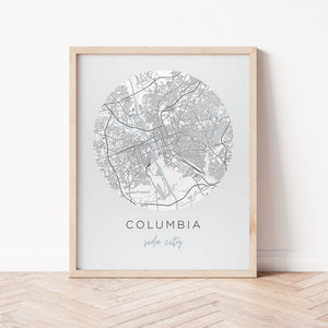 columbia south carolina map
