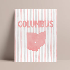 Columbus, Ohio Poster