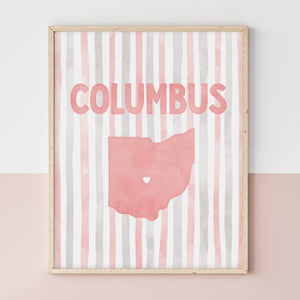 Columbus, Ohio Poster
