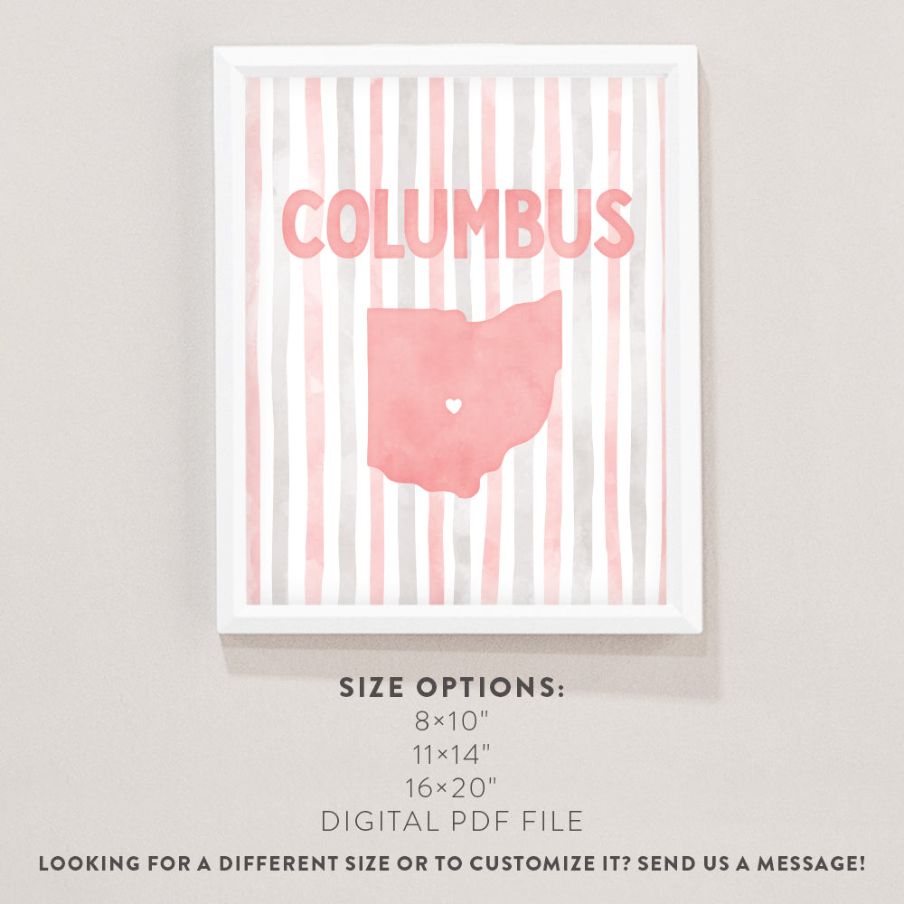 Columbus, Ohio Poster