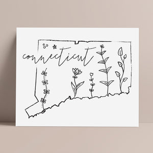 connecticut wall art