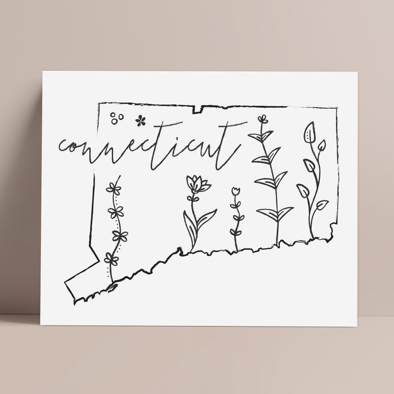 connecticut wall art