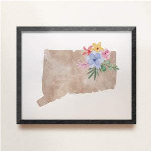 connecticut art print