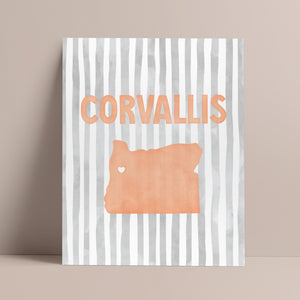 Corvallis, Oregon Poster