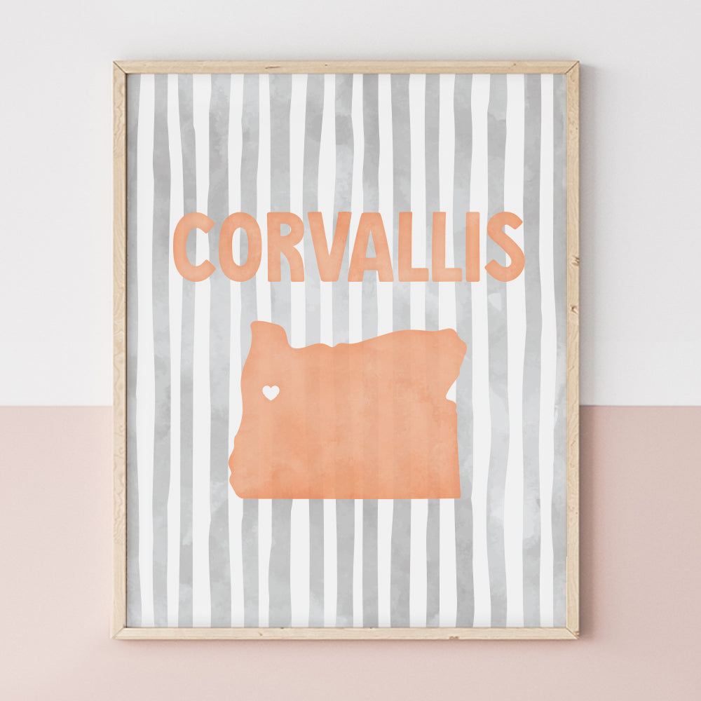 Corvallis, Oregon Poster