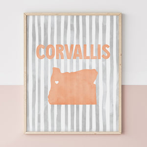Corvallis, Oregon Poster