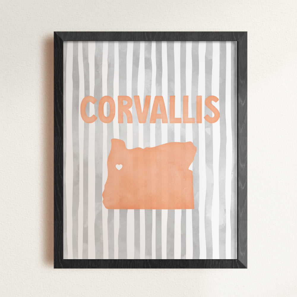 Corvallis, Oregon Poster